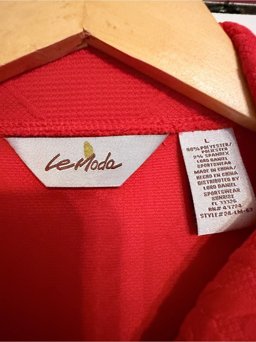 Cable-Textured Snap Jacket - Red - Picture 3 of 3
